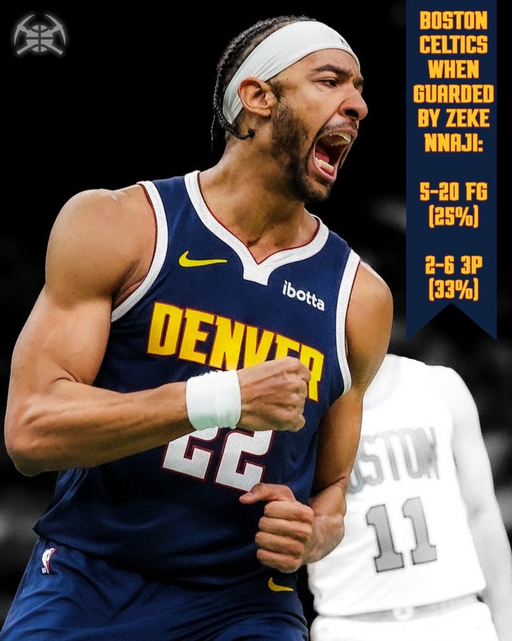 Bet365体育-道歉！掘金官方晒数据：纳吉昨天防得凯尔特人球员运动战20中5